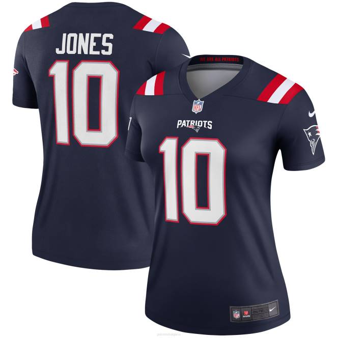 облекло Patriots Jersey Nike Mac Jones Navy Legend Джърси Жени T8TH1182
