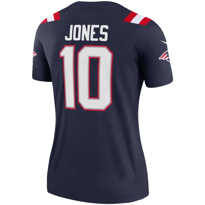 облекло Patriots Jersey Nike Mac Jones Navy Legend Джърси Жени T8TH1182