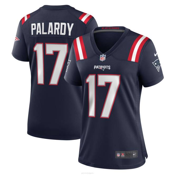облекло Patriots Jersey Nike Michael Palardy синя фланелка за домакински играчи Жени T8TH1126