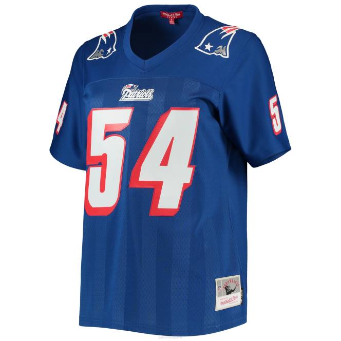 облекло Patriots Jersey mitchell & ness tedy bruschi royal legacy реплика на футболна фланелка Жени T8TH1199