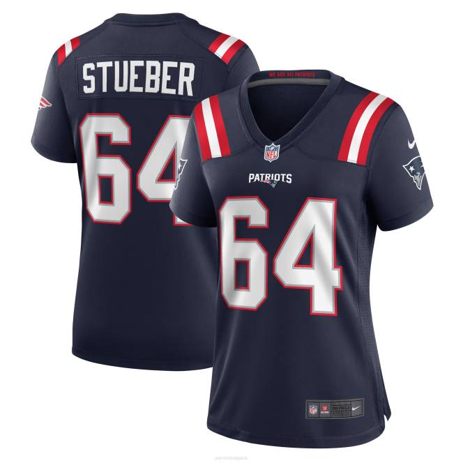 облекло Patriots Jersey nike andrew stueber флотска фланелка за играчи Жени T8TH1115