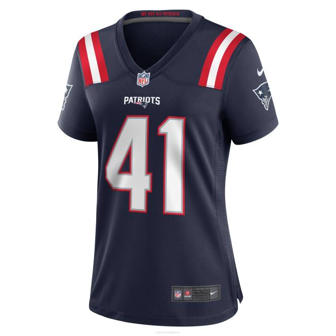 облекло Patriots Jersey nike brenden schooler navy фланелка за играчи Жени T8TH1116