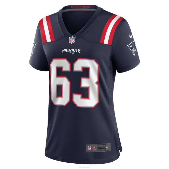 облекло Patriots Jersey nike chasen hines флотска фланелка за играчи Жени T8TH1236