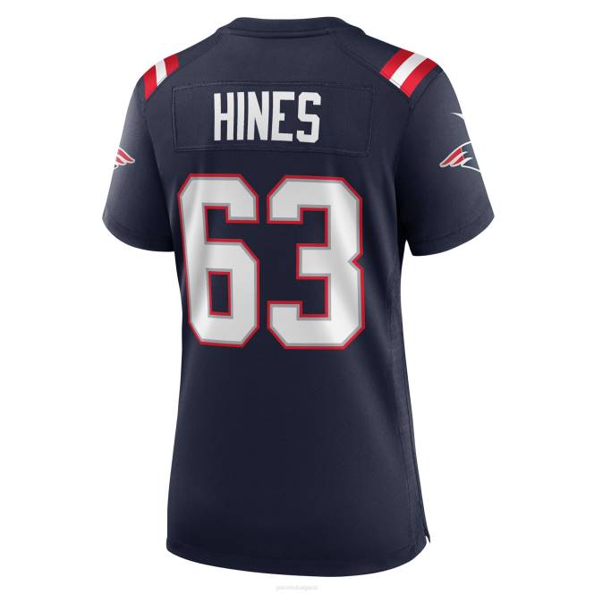 облекло Patriots Jersey nike chasen hines флотска фланелка за играчи Жени T8TH1236