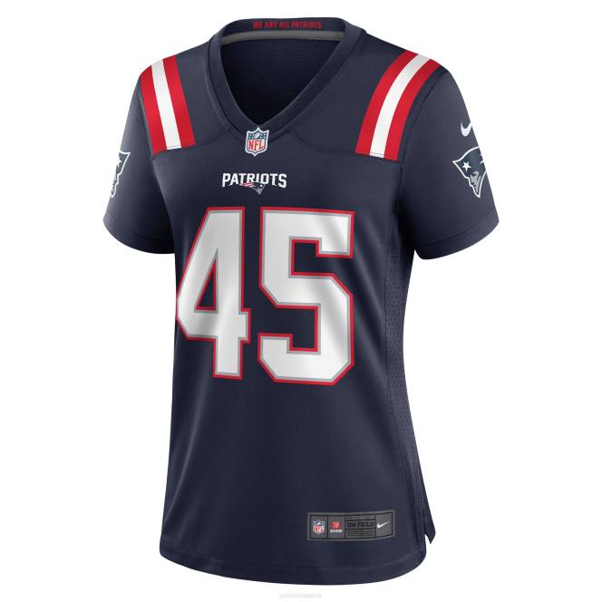 облекло Patriots Jersey nike chris board синя фланелка за игра Жени T8TH1202