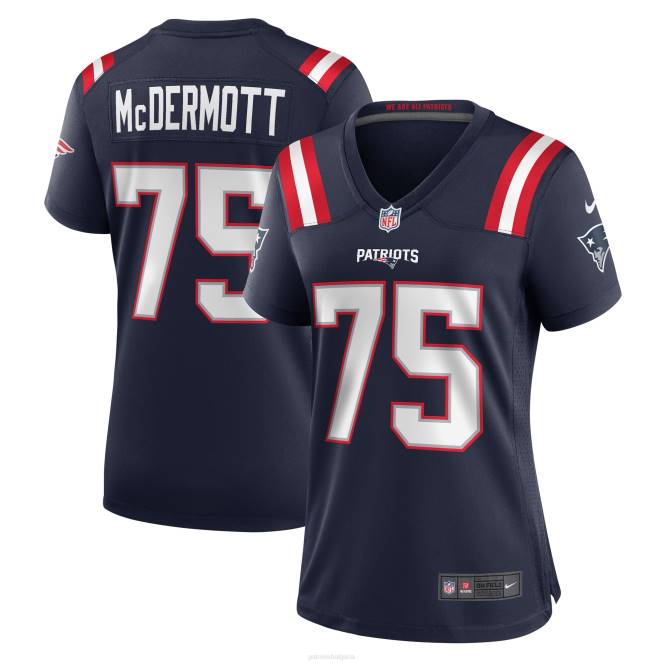 облекло Patriots Jersey nike conor mcdermott флотска фланелка за домашен играч Жени T8TH1123