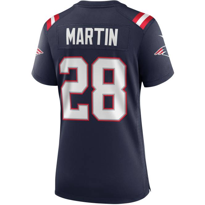 облекло Patriots Jersey nike curtis martin navy game пенсиониран играч фланелка Жени T8TH1212