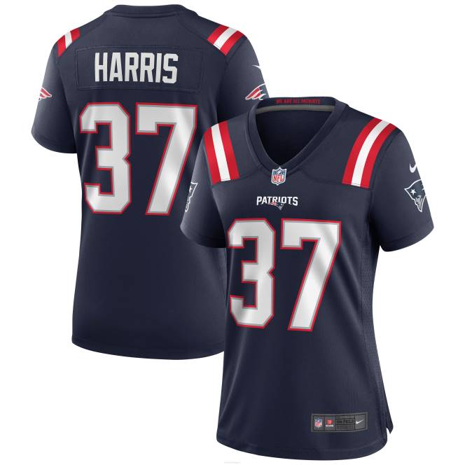 облекло Patriots Jersey nike damien harris синя фланелка за игри Жени T8TH1194