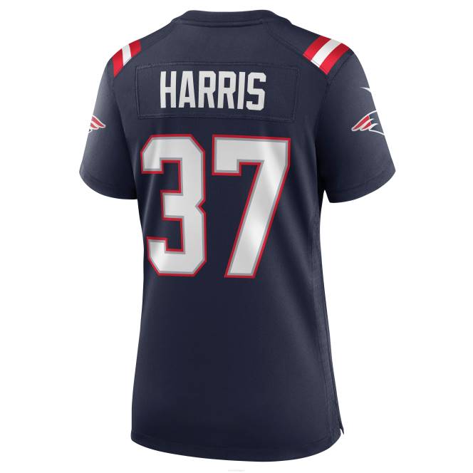 облекло Patriots Jersey nike damien harris синя фланелка за игри Жени T8TH1194