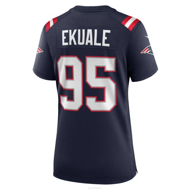 облекло Patriots Jersey nike daniel ekuale флотска фланелка за играчи Жени T8TH1235