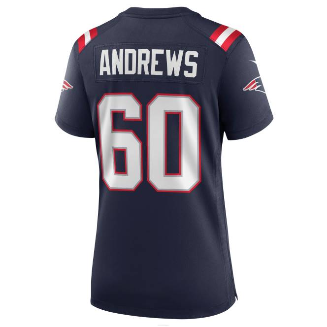 облекло Patriots Jersey nike david andrews флотска фланелка за игра Жени T8TH1140