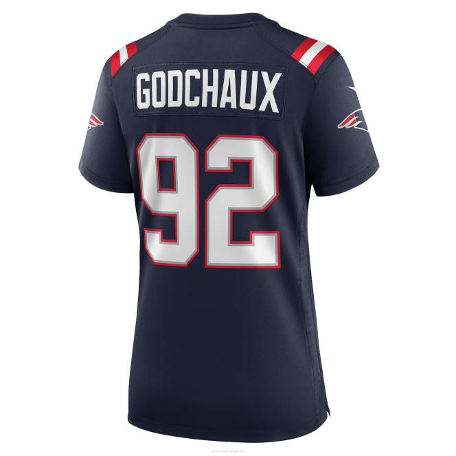 облекло Patriots Jersey nike davon godchaux флотска фланелка за игра Жени T8TH1165