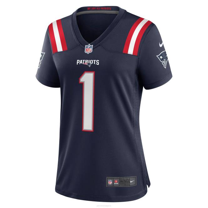 облекло Patriots Jersey nike devante parker navy игра фланелка Жени T8TH1214