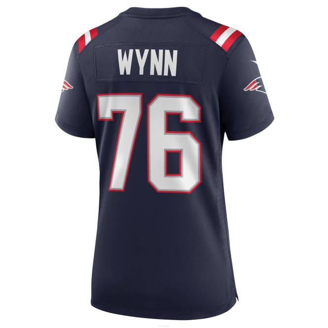 облекло Patriots Jersey nike isaiah wynn navy игра фланелка Жени T8TH1154