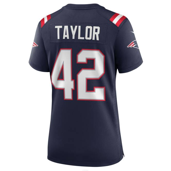 облекло Patriots Jersey nike j.j. тейлър военноморска екип игра фланелка Жени T8TH1138