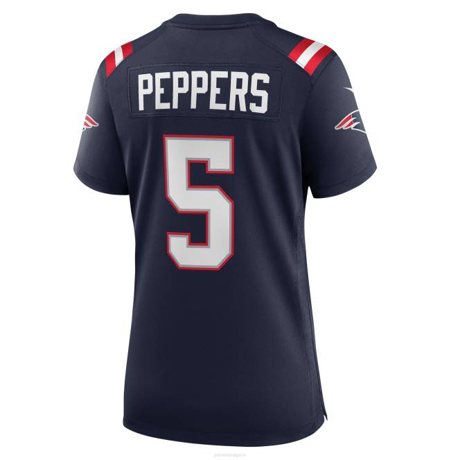 облекло Patriots Jersey nike jabril peppers синя фланелка за играчи Жени T8TH1190