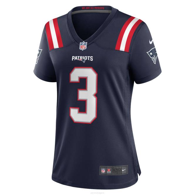 облекло Patriots Jersey nike jabril peppers navy игра фланелка Жени T8TH1229