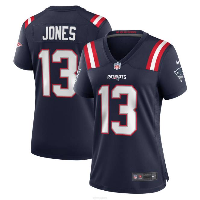 облекло Patriots Jersey nike jack jones синя фланелка за играчи Жени T8TH1232