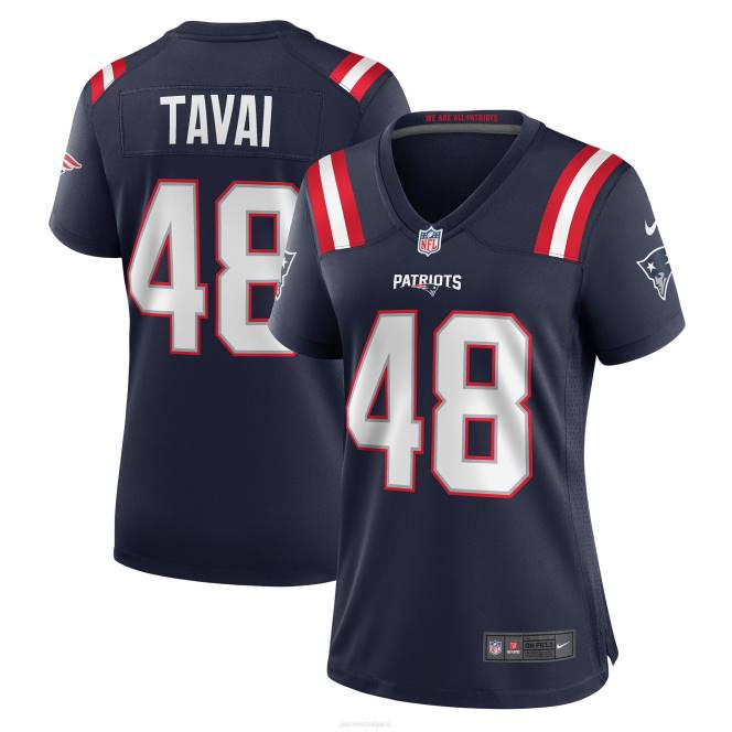 облекло Patriots Jersey nike jahlani tavai флотска фланелка за играчи Жени T8TH1164