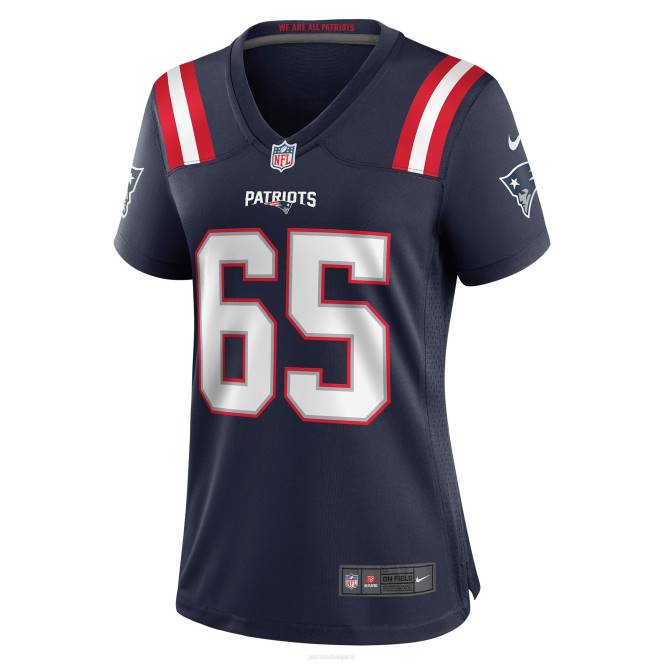 облекло Patriots Jersey nike james ferentz флотска фланелка за игра Жени T8TH1170
