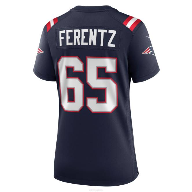 облекло Patriots Jersey nike james ferentz флотска фланелка за игра Жени T8TH1170