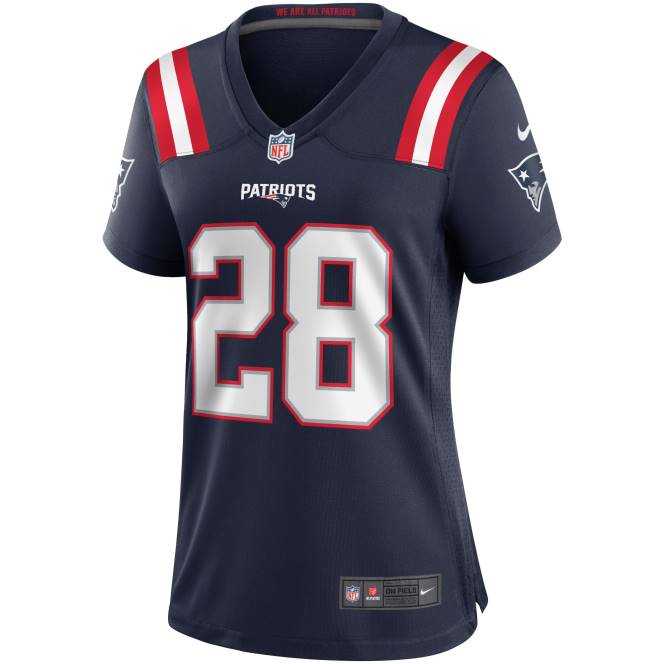 облекло Patriots Jersey nike james white navy игра фланелка Жени T8TH1133
