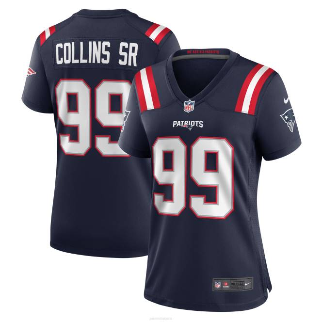 облекло Patriots Jersey nike jamie collins sr. военноморска фланелка за домакински играч Жени T8TH1128