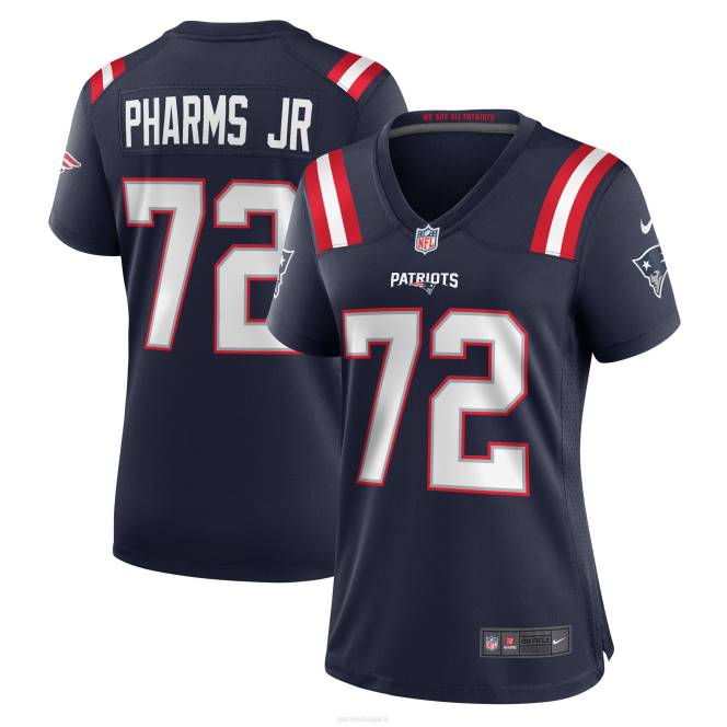 облекло Patriots Jersey nike jeremiah pharms jr. фланелка на военноморски играч Жени T8TH1120