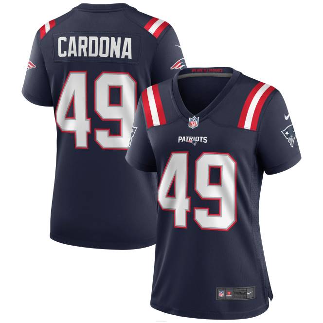 облекло Patriots Jersey nike joe cardona navy игра фланелка Жени T8TH1152