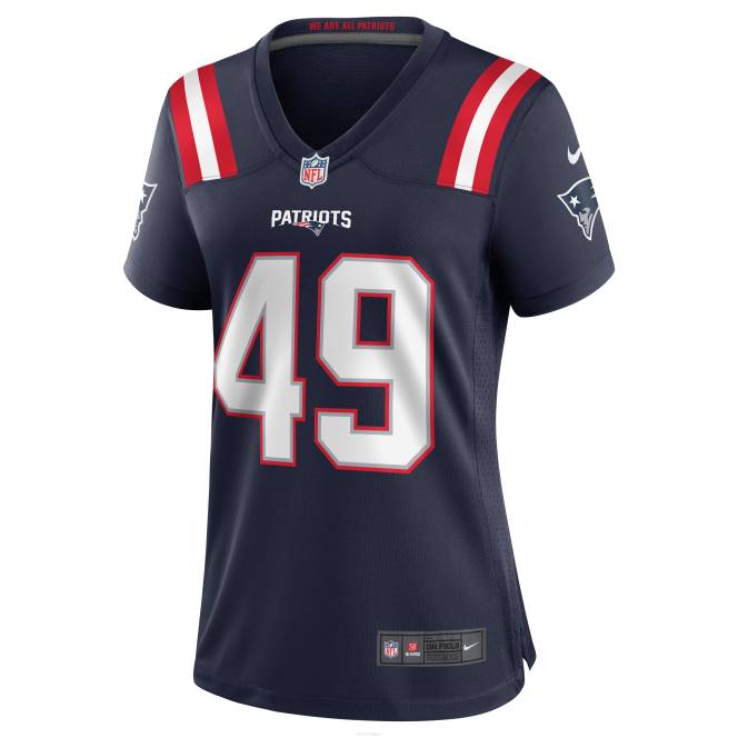 облекло Patriots Jersey nike joe cardona navy игра фланелка Жени T8TH1152