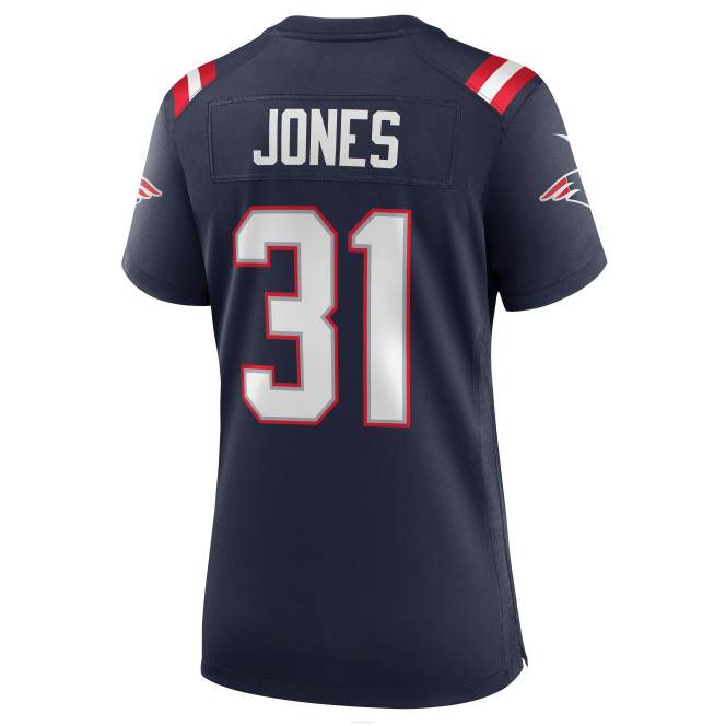 облекло Patriots Jersey nike jonathan jones синя фланелка за игри Жени T8TH1201