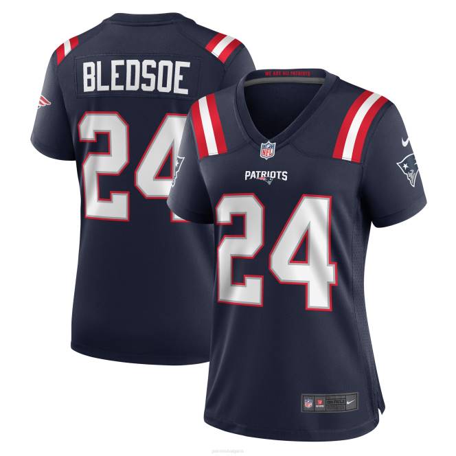 облекло Patriots Jersey nike joshuah bledsoe синя фланелка за играчи Жени T8TH1242