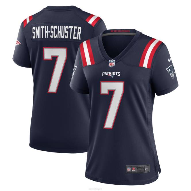 облекло Patriots Jersey nike juju smith-schuster флотска фланелка за играчи Жени T8TH1178