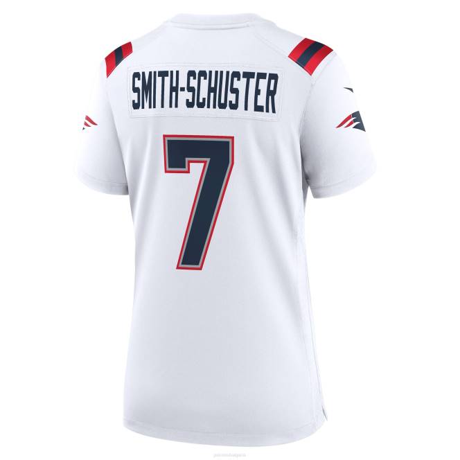 облекло Patriots Jersey nike juju smith-schuster бяла фланелка за играчи Жени T8TH1198