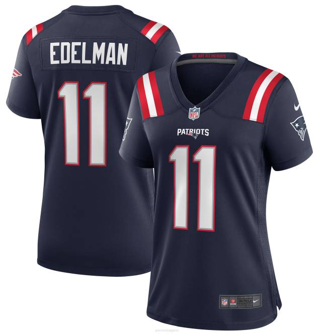 облекло Patriots Jersey nike julian edelman флотска фланелка за игри Жени T8TH1180