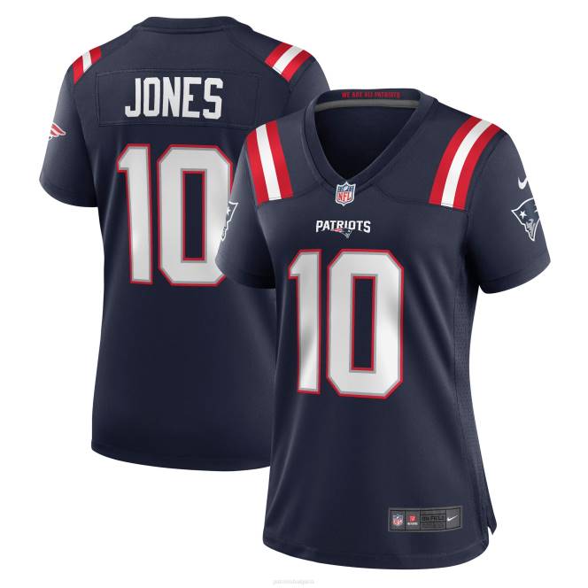 облекло Patriots Jersey nike mac jones военноморска фланелка за играчи Жени T8TH1192