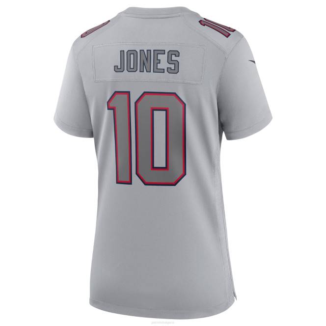 облекло Patriots Jersey nike mac jones grey атмосфера модна фланелка за игра Жени T8TH1196