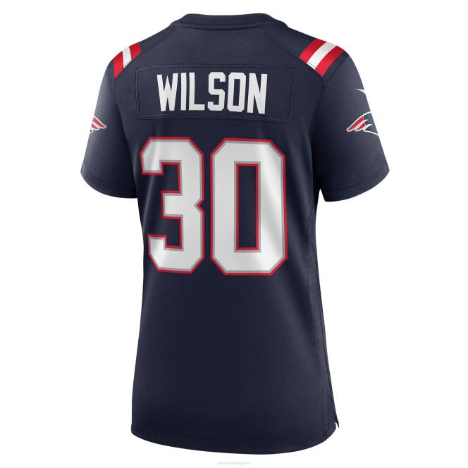 облекло Patriots Jersey nike mack wilson navy игра фланелка Жени T8TH1227