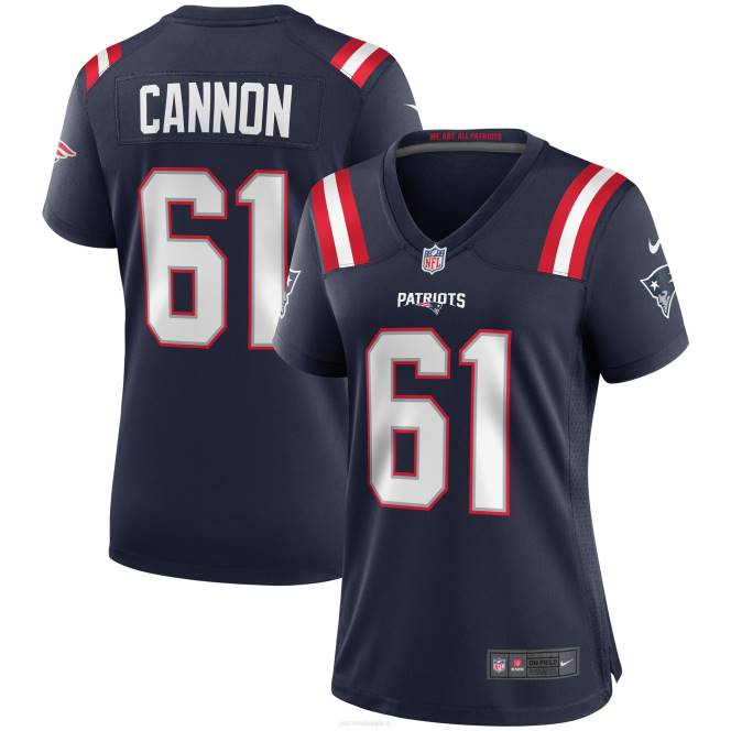 облекло Patriots Jersey nike marcus cannon navy игра фланелка Жени T8TH1168