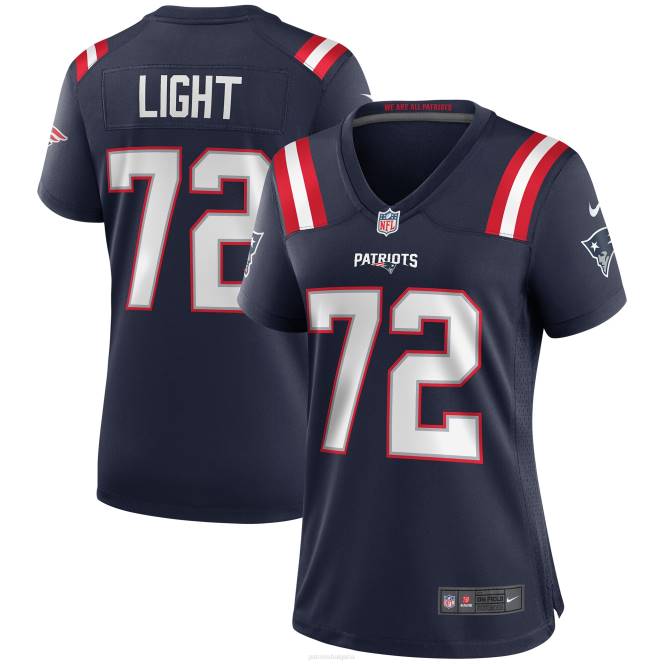 облекло Patriots Jersey nike matt light navy game пенсиониран играч фланелка Жени T8TH1144