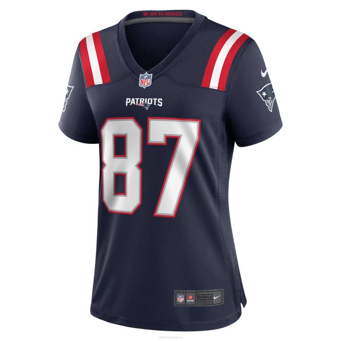 облекло Patriots Jersey nike matt sokol navy фланелка за играчи Жени T8TH1241