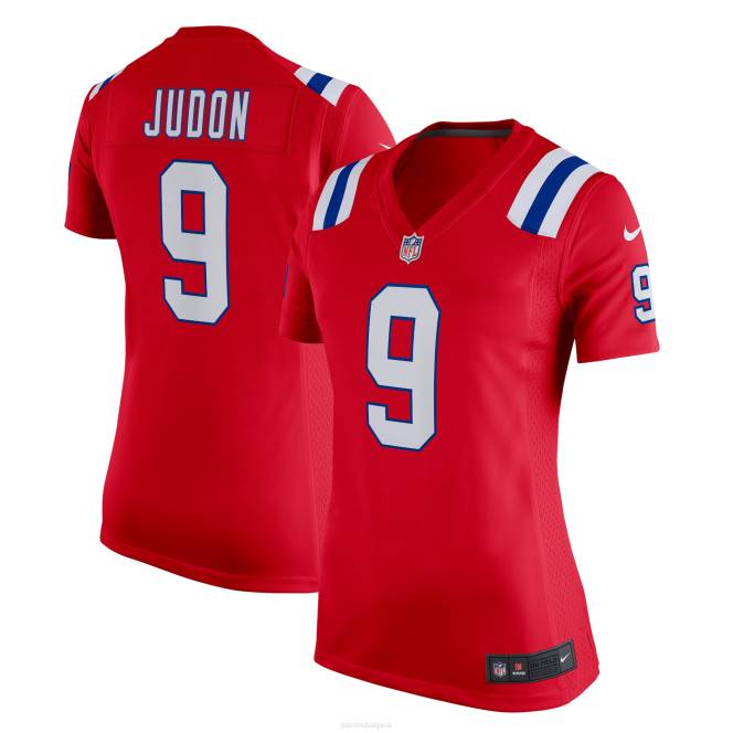 облекло Patriots Jersey nike matthew judon червена фланелка за алтернативна игра Жени T8TH1181