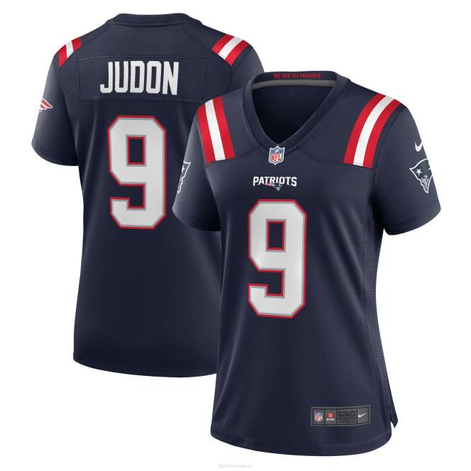 облекло Patriots Jersey nike matthew judon navy отборна фланелка за игра Жени T8TH1177