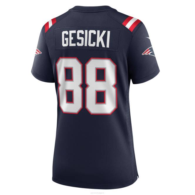 облекло Patriots Jersey nike mike gesicki флотска фланелка за игра Жени T8TH1204