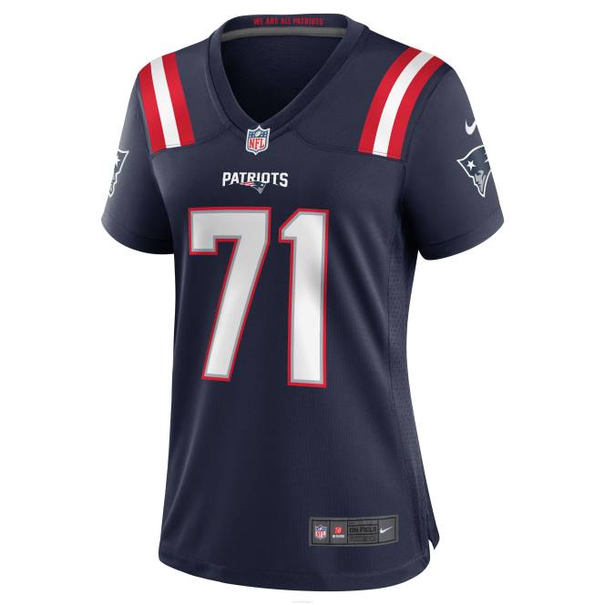 облекло Patriots Jersey nike mike onwenu navy екип игра фланелка Жени T8TH1149
