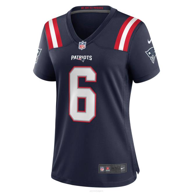 облекло Patriots Jersey nike nick folk navy игра фланелка Жени T8TH1169