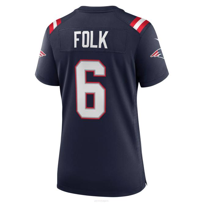 облекло Patriots Jersey nike nick folk navy игра фланелка Жени T8TH1169