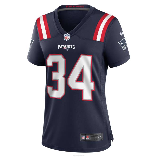 облекло Patriots Jersey nike quandre mosely синя фланелка за домакински играч Жени T8TH1132