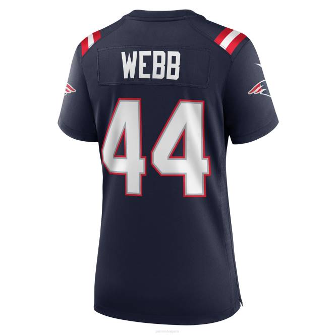 облекло Patriots Jersey nike raleigh webb navy фланелка за домашни играчи Жени T8TH1121