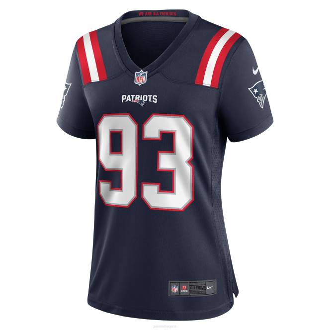 облекло Patriots Jersey nike richard seymour флотска фланелка за пенсиониран играч Жени T8TH1226